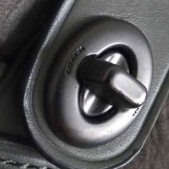 Coach Moto Genuine Shearling Boots size 8B - Picture 6 of 10